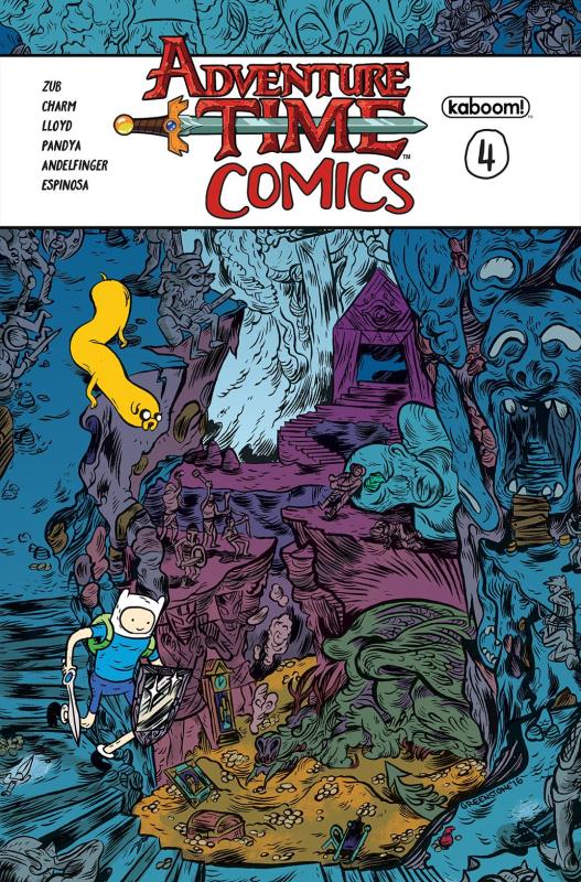 ADVENTURE TIME COMICS #4 SUBSCRIPTION GREENSTONE VARIANT