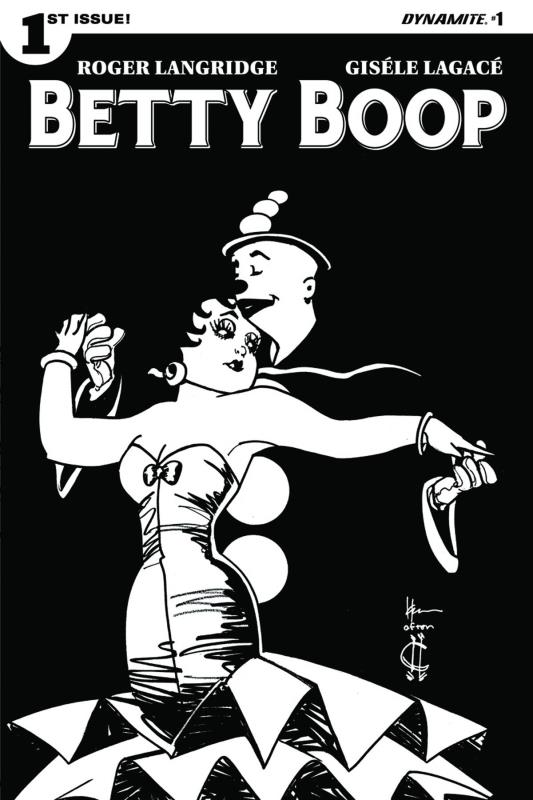 BETTY BOOP #1 CVR F 1:15 CHAYKIN B&W VARIANT