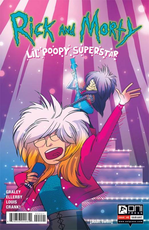 RICK & MORTY LIL POOPY SUPERSTAR #4 (OF 5) INCV VARIANT LOUIS