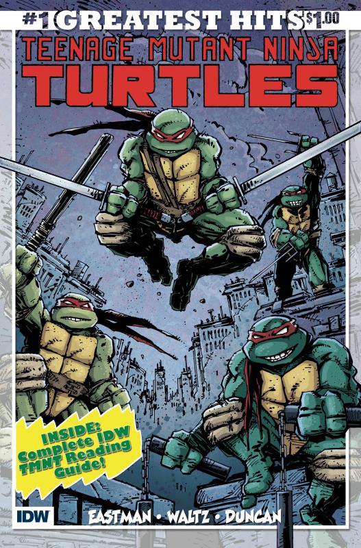 TEENAGE MUTANT NINJA TURTLES #1 IDW GREATEST HITS