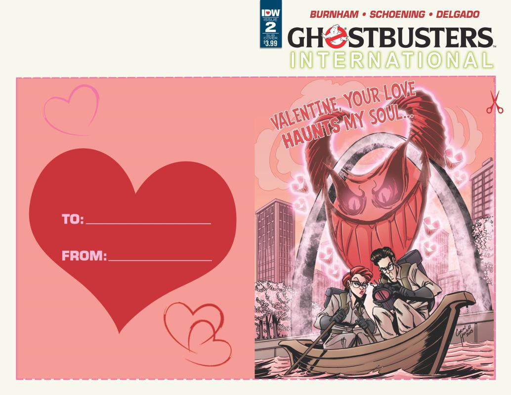 GHOSTBUSTERS INTERNATIONAL #2 (OF 4) VALENTINES DAY CARD VARIANT