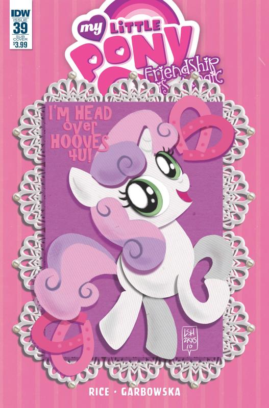 MY LITTLE PONY FRIENDSHIP IS MAGIC #39 VALENTINES DAY CARD VARIANT