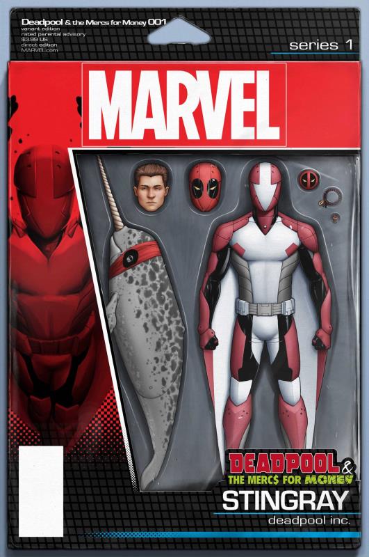 DEADPOOL MERCS FOR MONEY #1 (OF 5) ACTION FIGURE VARIANT