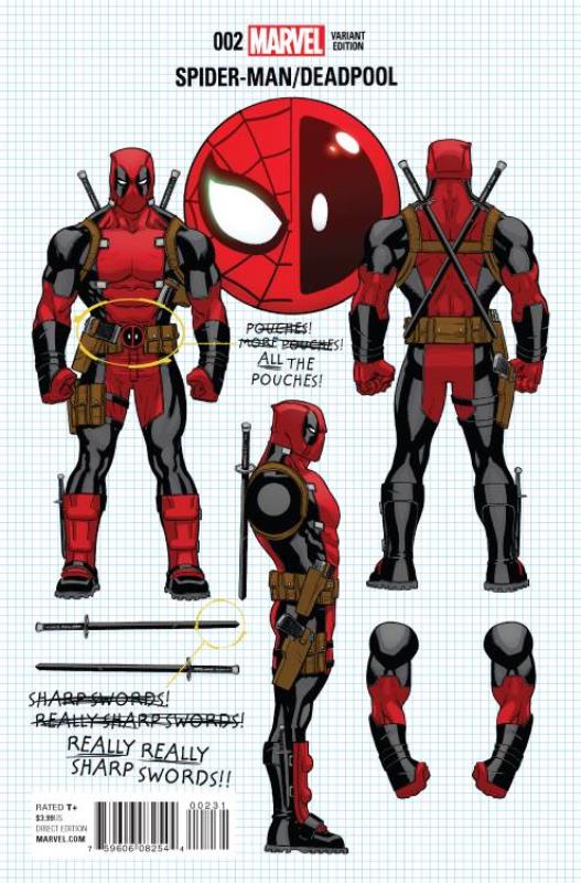 SPIDER-MAN DEADPOOL #2 1:10 BUILD YOUR OWN DEADPOOL VARIANT