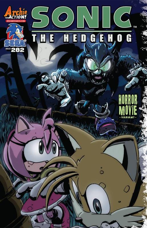 SONIC THE HEDGEHOG #282 VARIANT CVR B T REX