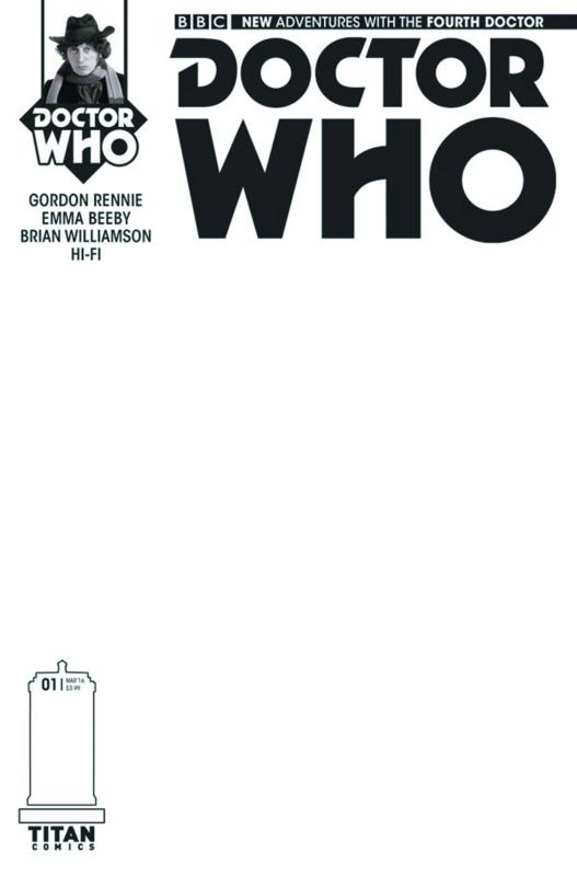 DOCTOR WHO 4TH #1 (OF 5) CVR D BLANK SKETCH