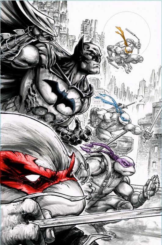 BATMAN TEENAGE MUTANT NINJA TURTLES #2 (OF 6) 2ND PTG