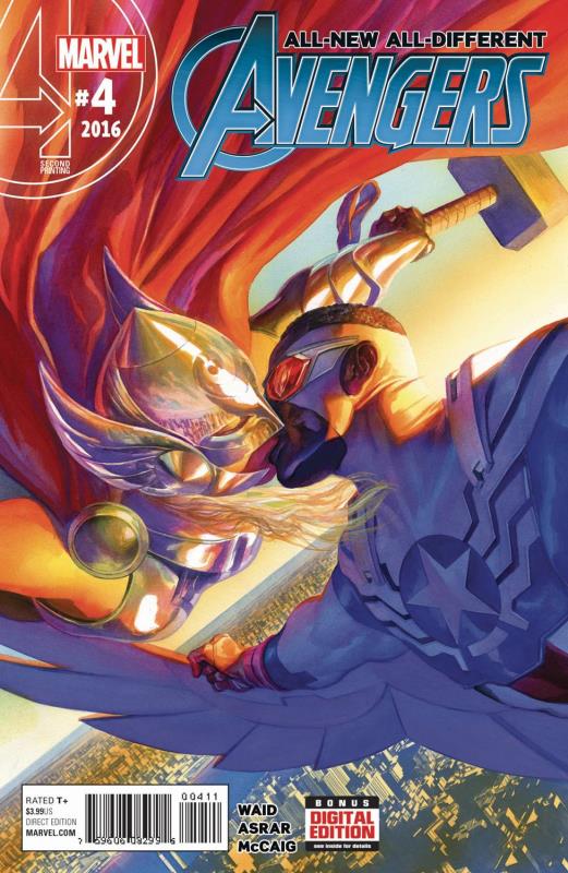 ALL NEW ALL DIFFERENT AVENGERS #4 ALEX ROSS 2ND PTG VARIANT