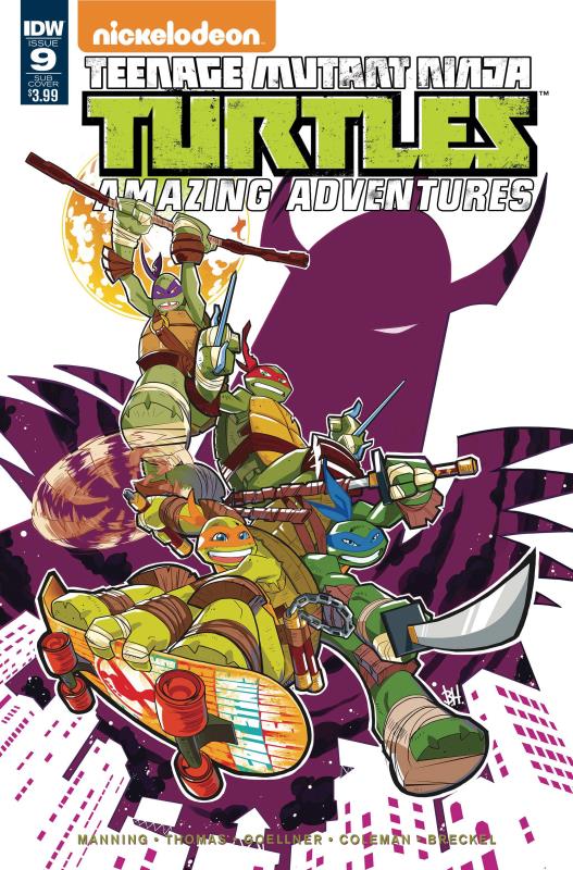 TMNT AMAZING ADVENTURES #9 SUBSCRIPTION VARIANT