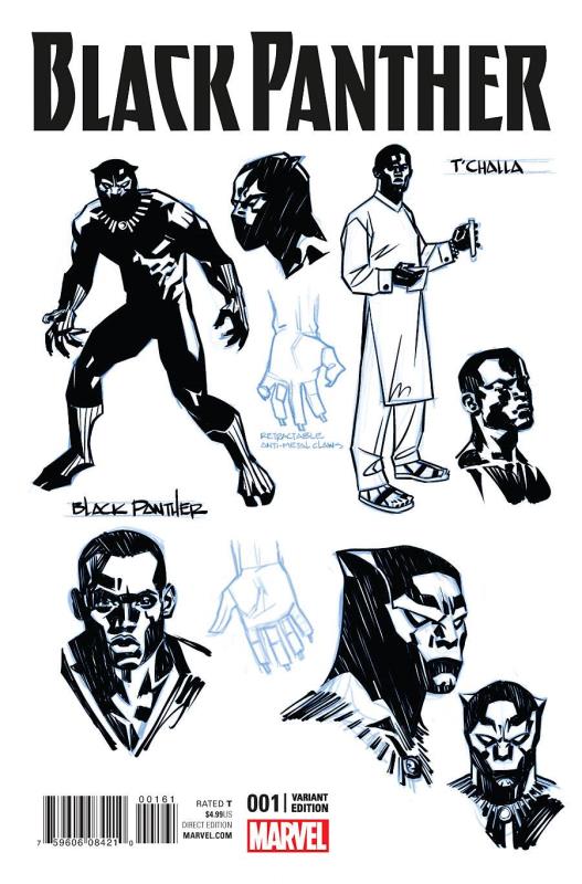 BLACK PANTHER #1 1:20 STELFREEZE DESIGN VARIANT