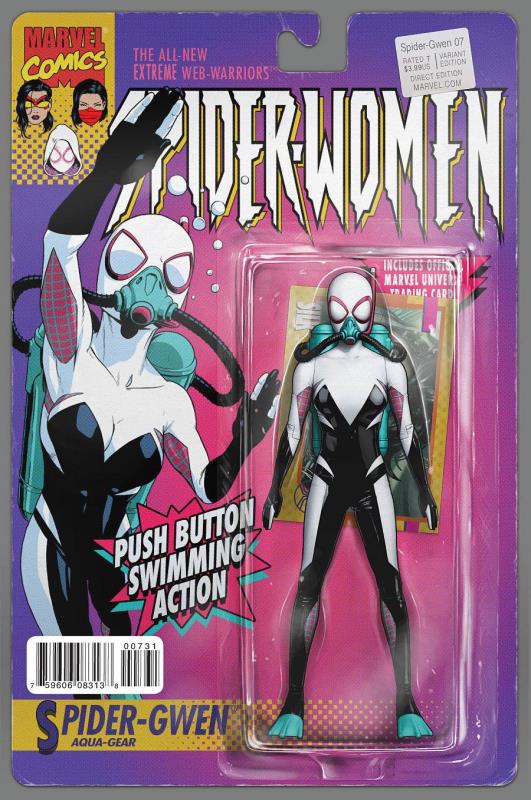 SPIDER-GWEN #7 CHRISTOPHER ACTION FIGRE VARIANT