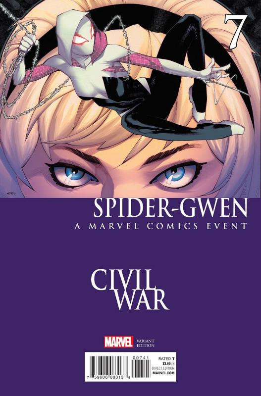 SPIDER-GWEN #7 CIVIL WAR VARIANT