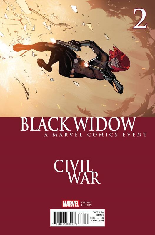 BLACK WIDOW #2 CIVIL WAR VARIANT