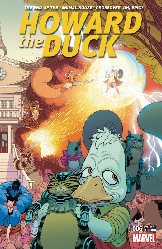 HOWARD THE DUCK #6 MOORE CONNECT B VARIANT