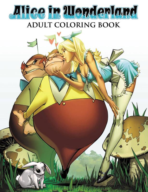 ALICE IN WONDERLAND ADULT COLORING BOOK