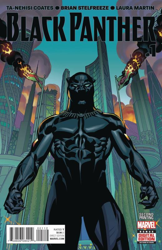 BLACK PANTHER #1 STELFREEZE 2ND PTG VARIANT