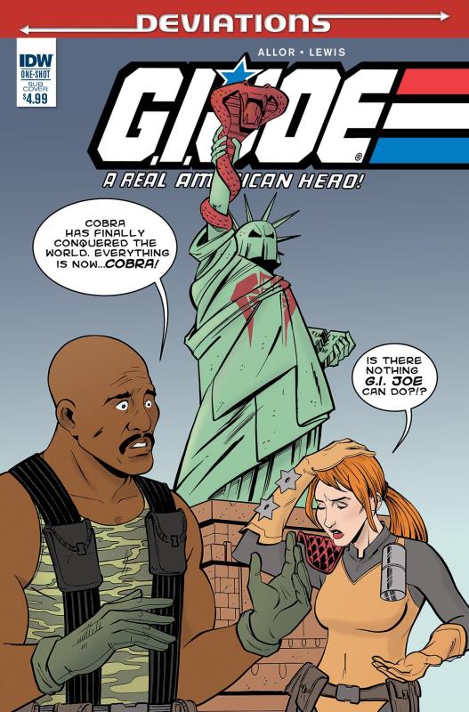 GI JOE DEVIATIONS SUBSCRIPTION VARIANT (ONE SHOT)