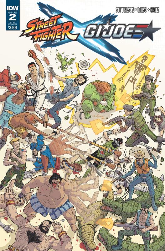 STREET FIGHTER X GI JOE #2 (OF 6) SUBSCRIPTION VARIANT