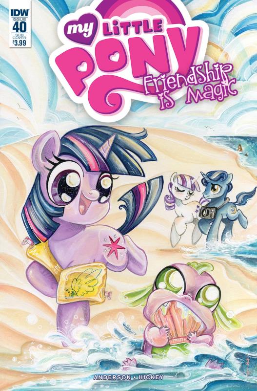 MY LITTLE PONY FRIENDSHIP IS MAGIC #40 SUBSCRIPTION VARIANT