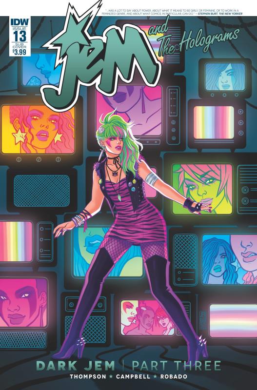 JEM & THE HOLOGRAMS #13 SUBSCRIPTION VARIANT