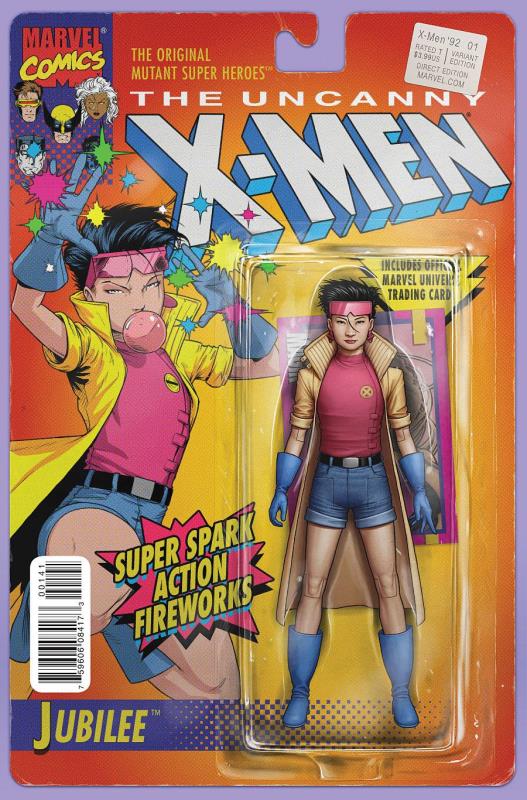 X-MEN 92 #1 CHRISTOPHER ACTION FIGURE VARIANT