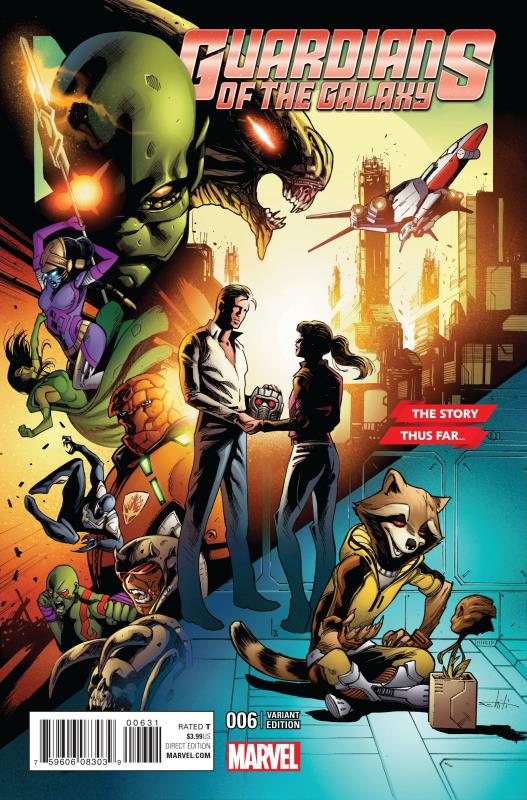 GUARDIANS OF GALAXY #6 STORY THUS FAR VARIANT