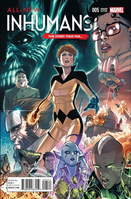 ALL NEW INHUMANS #5 STORY THUS FAR VARIANT