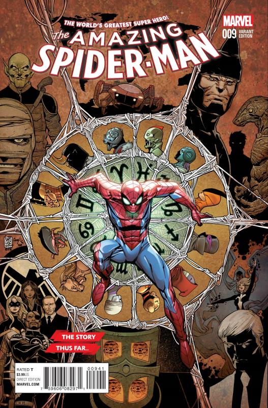 AMAZING SPIDER-MAN #9 STORY THUS FAR VARIANT