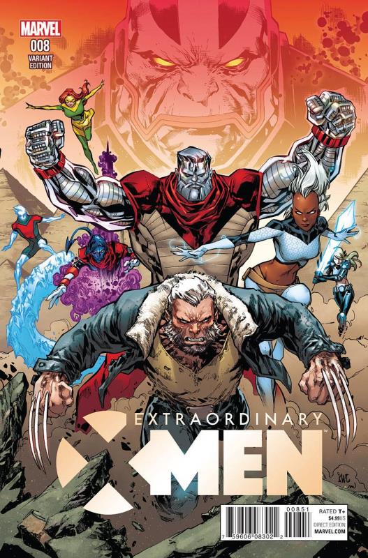 EXTRAORDINARY X-MEN #8 LASHLEY CONNECTING A VARIANT