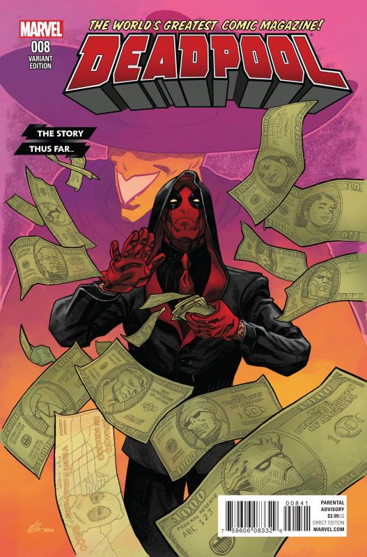 DEADPOOL #8 STORY THUS FAR VARIANT