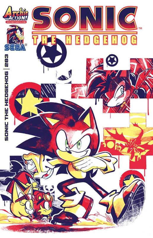 SONIC THE HEDGEHOG #283 REG CVR A SKELLY