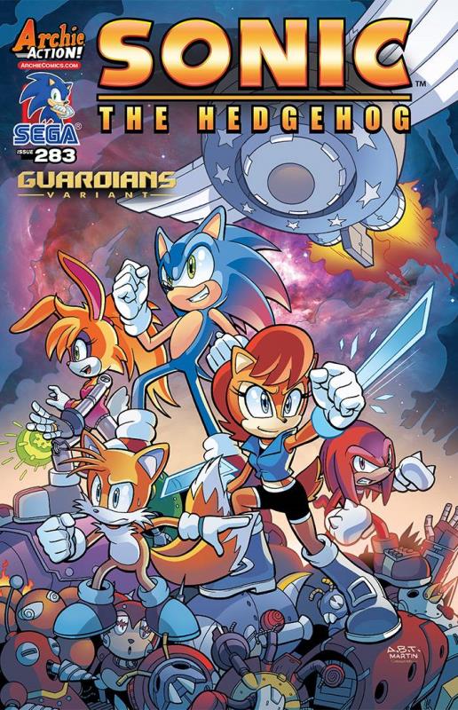 SONIC THE HEDGEHOG #283 VARIANT CVR B ADAM BRYCE THOMAS