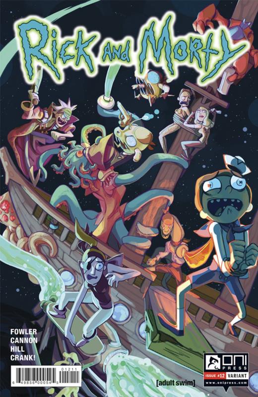 RICK & MORTY #12 INCV VARIANT RODRIGUEZ