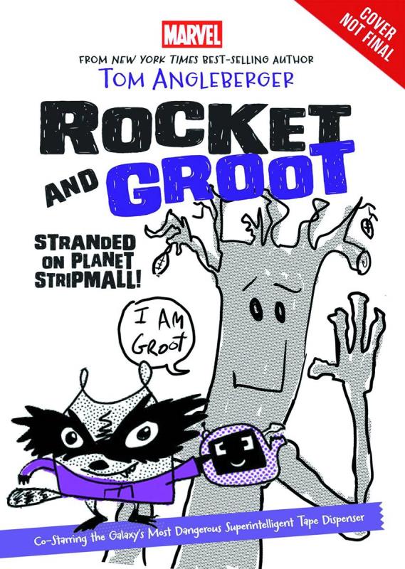 ROCKET & GROOT YR NOVEL STRANDED ON PLANET STRIPMALL