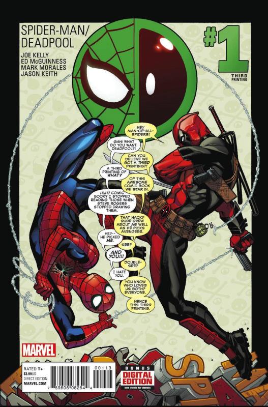 SPIDER-MAN DEADPOOL #1 MCGUINNESS 3RD PTG VARIANT