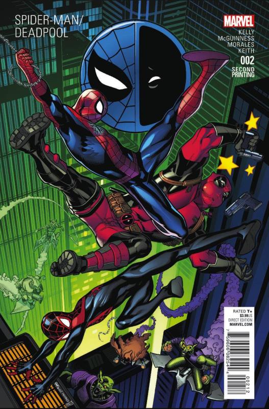 SPIDER-MAN DEADPOOL #2 MCGUINNESS 2ND PTG VARIANT