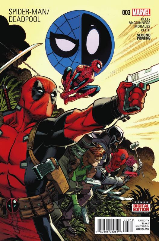 SPIDER-MAN DEADPOOL #3 MCGUINNESS 2ND PTG VARIANT