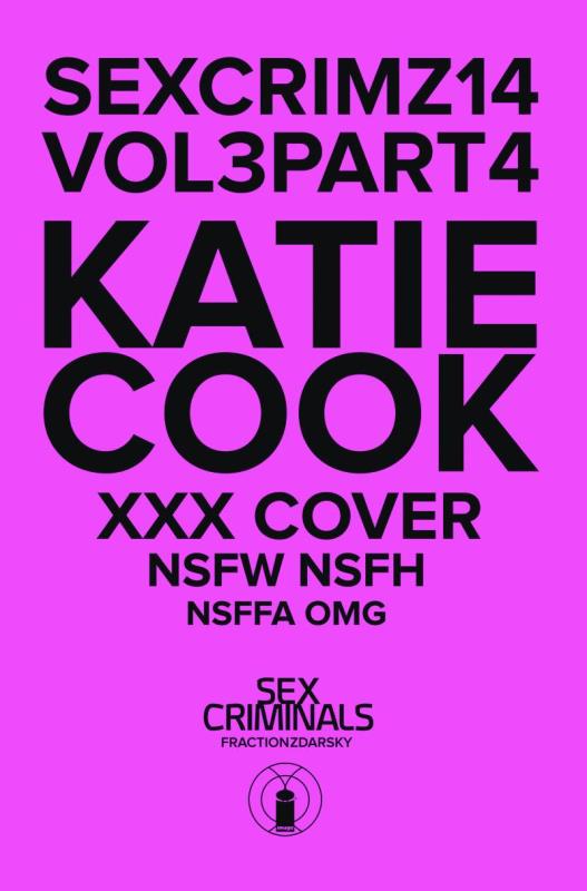 SEX CRIMINALS #14 KATIE COOK XXX VARIANT (MR)