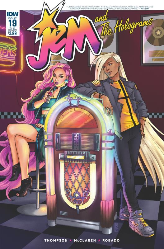 JEM & THE HOLOGRAMS #19 SUBSCRIPTION VARIANT