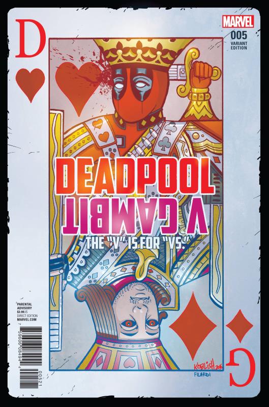 DEADPOOL VS GAMBIT #5 (OF 5) VARIANT