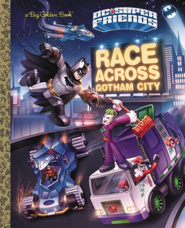 DC SUPER FRIENDS RACE ACROSS GOTHAM CITY HARDCOVER