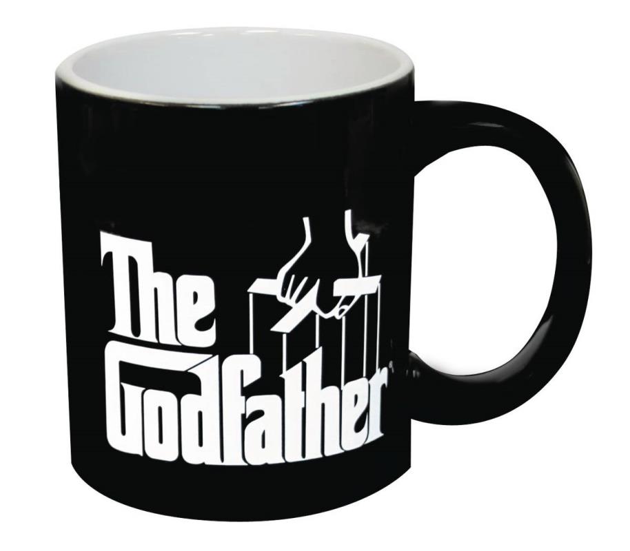 GODFATHER LOGO BLACK CERAMIC MUG