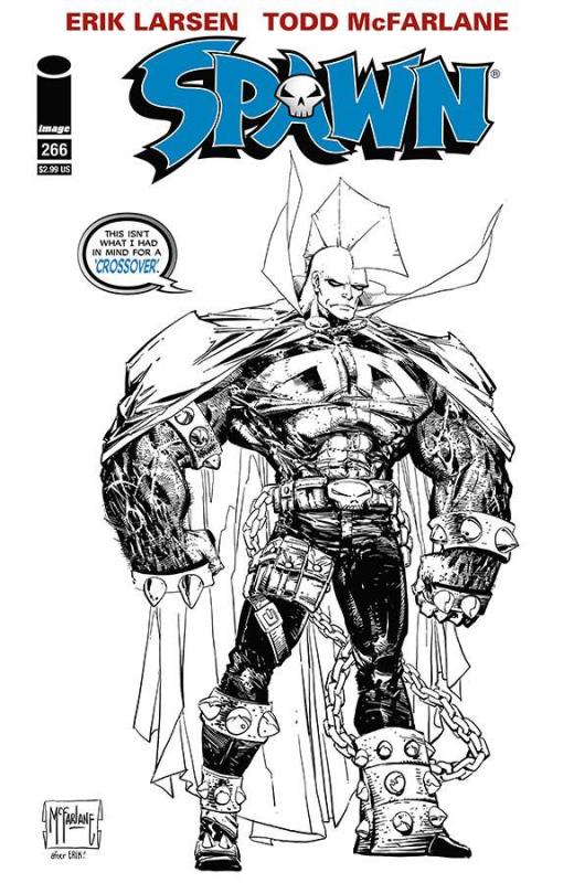 SPAWN #266 CVR D MCFARLANE B&W VARIANT