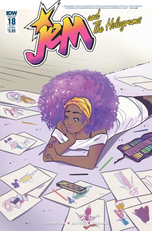 JEM & THE HOLOGRAMS #18 SUBSCRIPTION VARIANT