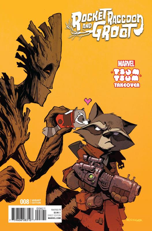 ROCKET RACCOON AND GROOT #8 KESINGER TSUM TSUM VARIANT