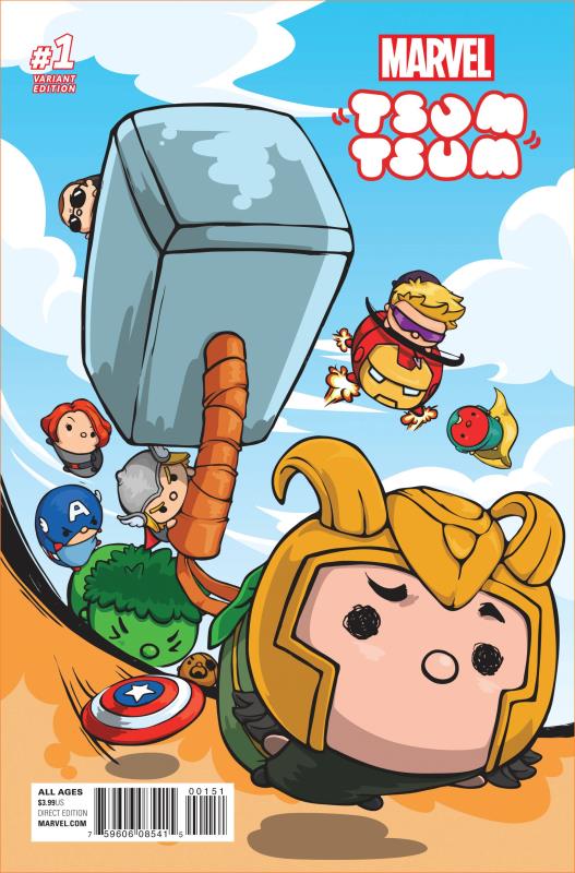 MARVEL TSUM TSUM #1 (OF 4) 1:10 JAPANESE GAME VARIANT