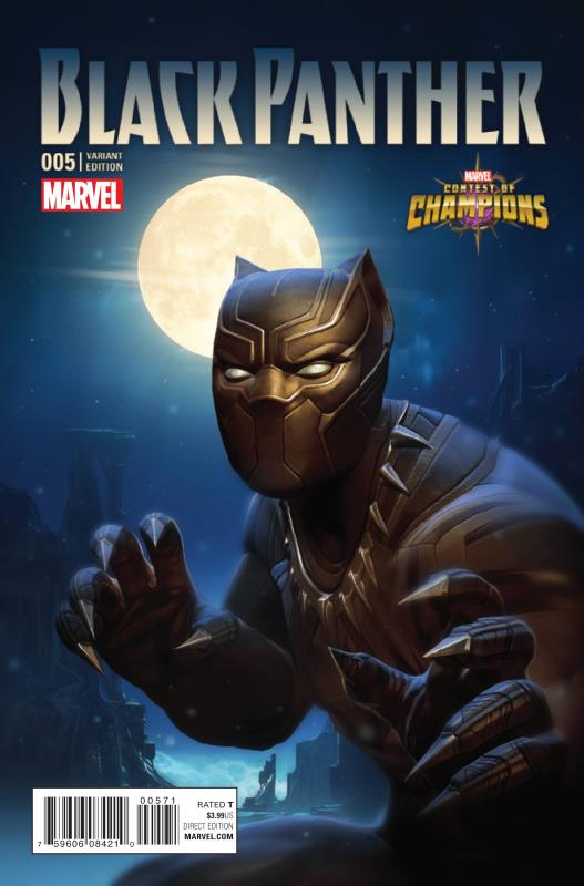 BLACK PANTHER #5 1:10 KABAM CONTEST OF CHAMPIONS GAME VARIANT