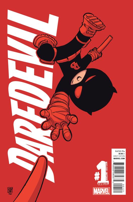 DAREDEVIL ANNUAL #1 YOUNG VARIANT