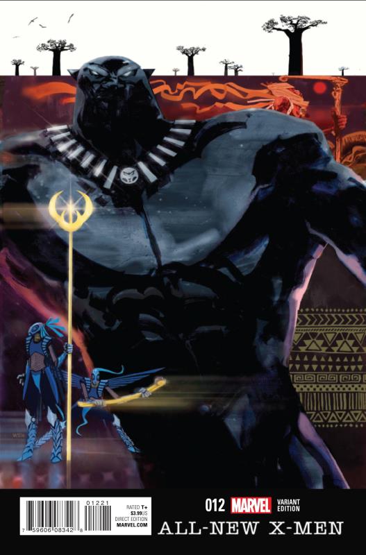 ALL NEW X-MEN #12 SANTIAGO BLACK PANTHER VARIANT