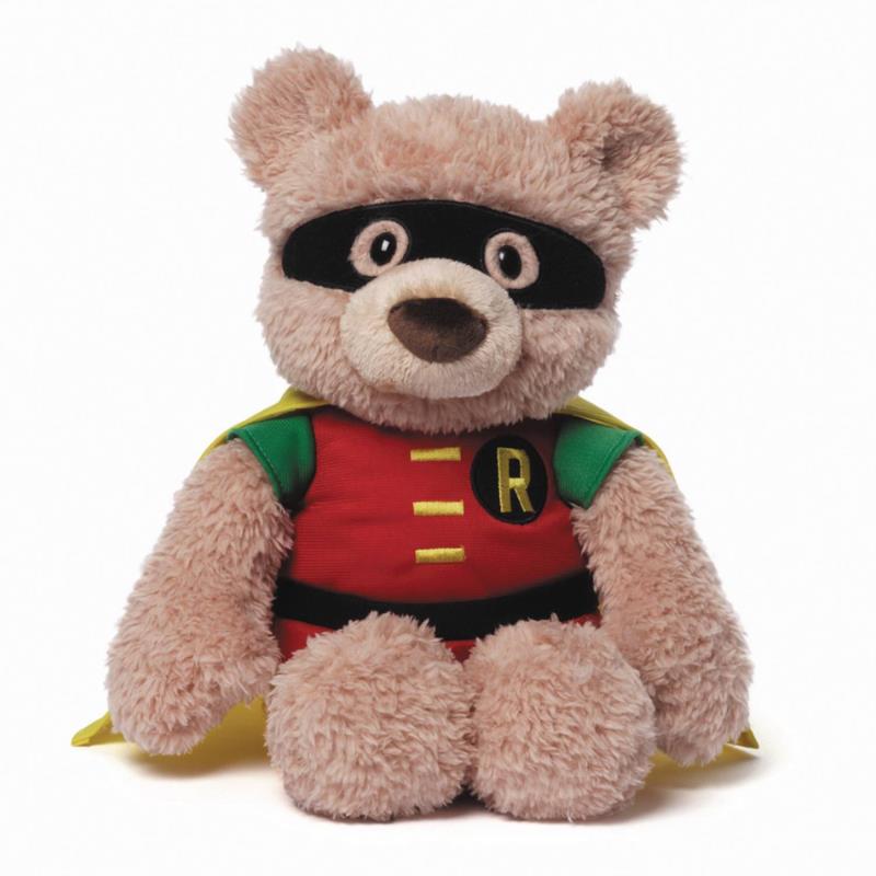 GUND DC ROBIN TEDDY BEAR 12IN PLUSH